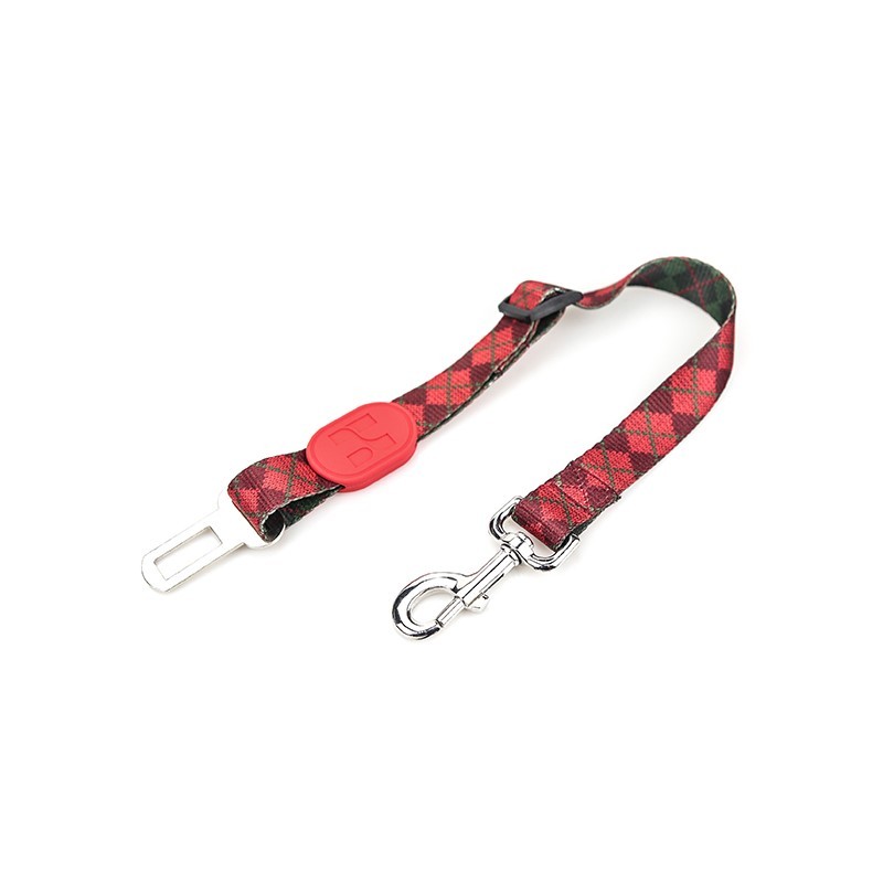 Adjustable dog car seat belt