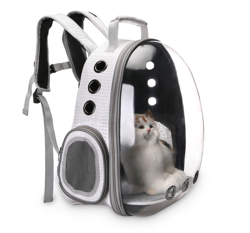 Portable Pet Puppy Backpack Carrier Bubble, New Space Capsule Design 360 Degree Sightseeing Rabbit Rucksack Handbag