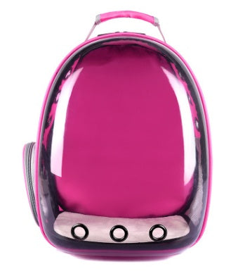 Portable Pet Puppy Backpack Carrier Bubble, New Space Capsule Design 360 Degree Sightseeing Rabbit Rucksack Handbag