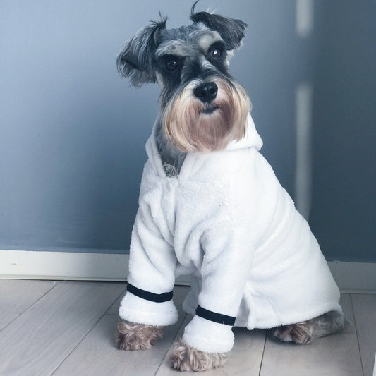 Pet clothes bathrobe robe pajamas