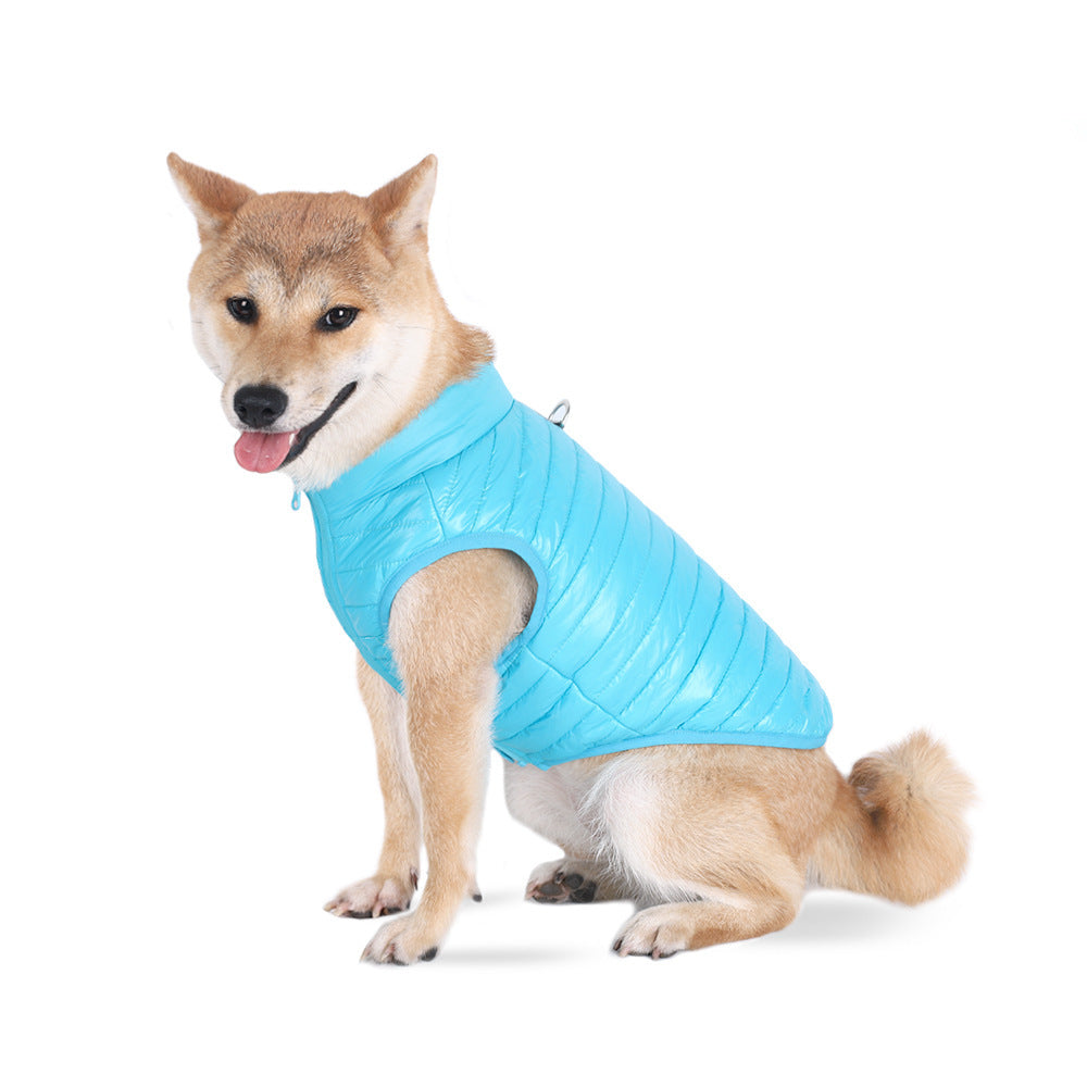 Autumn Winter Full Nylon Zipper Puppy Jacket