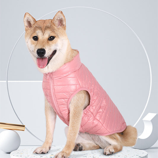 Autumn Winter Full Nylon Zipper Puppy Jacket